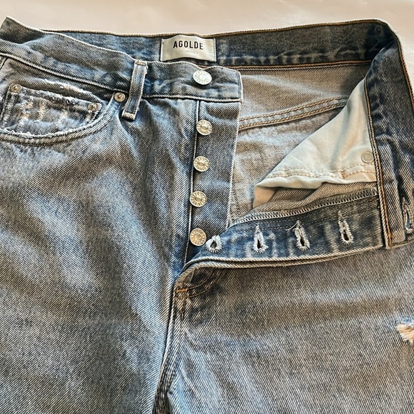 Agolde 90’s Mid Rise Straight Size 25 - Picture 16 of 16